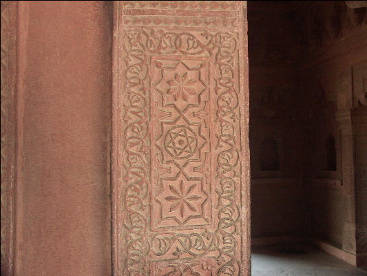 Pict3761 Stone Work Birbals House Fatehpur Sikri