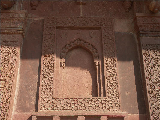 Pict3768 Carving Birbals House Fatehpur Sikri