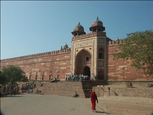 Pict3788 Badshahi Darwaza Jami Masjid Fatehpur Sikri