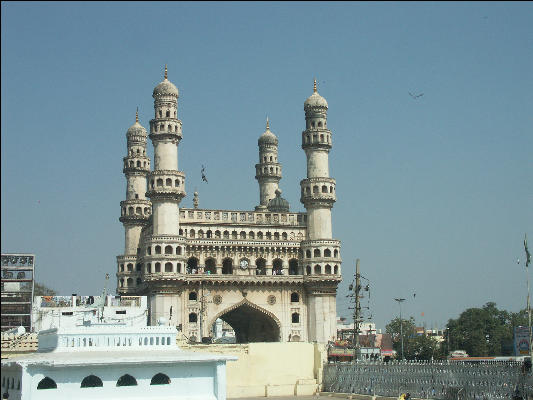 Pict0786 Charminar From Mecca Masjid Hyderabad