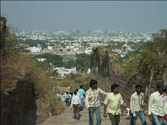 Pict0818 City View Golkonda Fort Hyderabad