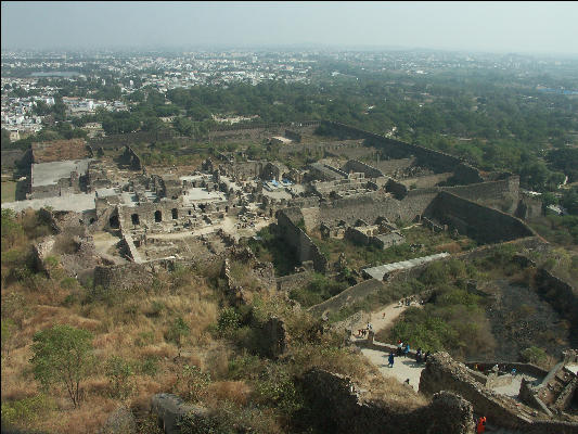 Pict0847 Overview Of Golkonda Fort Hyderabad