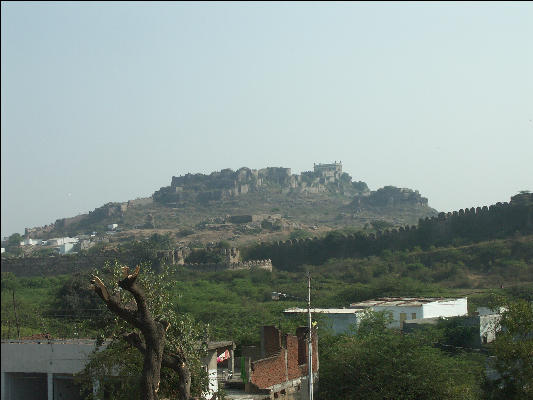 Pict0966 View Of Golconda Fort From Qutb Shahi Hyderabad