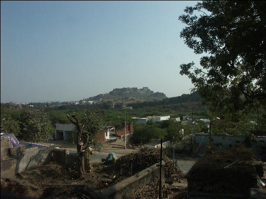 Pict0969 View Of Golconda Fort From Qutb Shahi Hyderabad