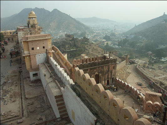 Pict2825 Suraj Pol And View Amber Fort Jaipur