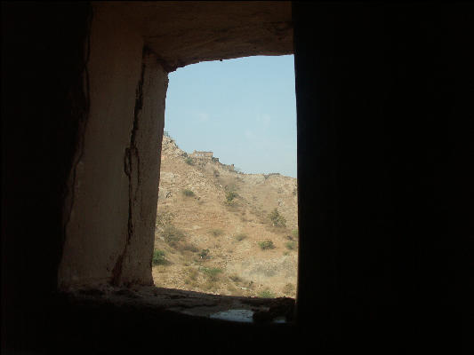 Pict2853 Through Window Amber Fort Jaipur