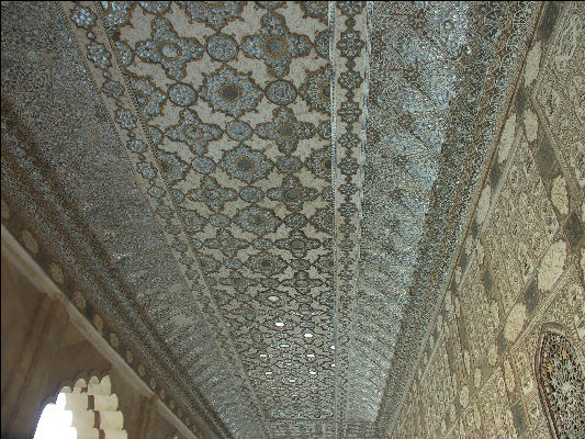 Pict2901 Ceiling Jai Mandir Amber Fort Jaipur