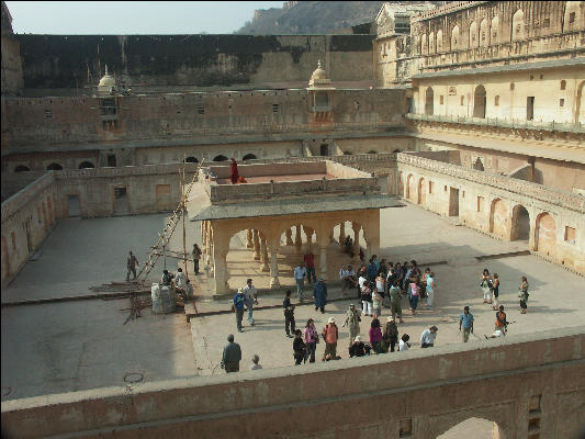 Pict2914 Courtyard Amber Fort Jaipur