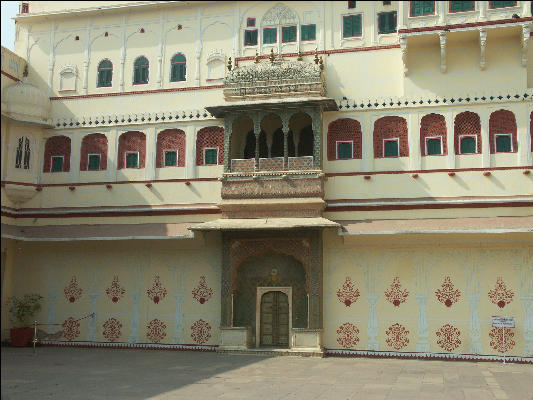 Pict3016 City Palace Museum Wall Jaipur