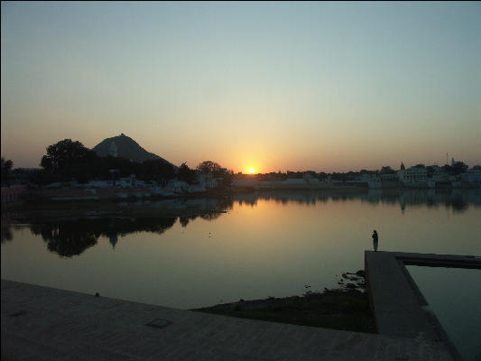 Pict2625 Sunset Pushkar