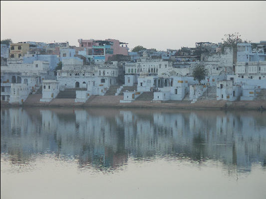 Pict2653 Reflection Of Ghats Pushkar