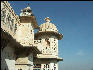 Pict1563 City Palace Detail Of Tower Udaipur