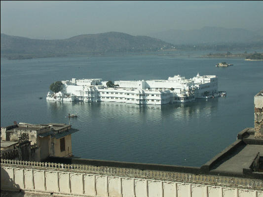 Pict1584 Floating Hotel From City Palace Udaipur