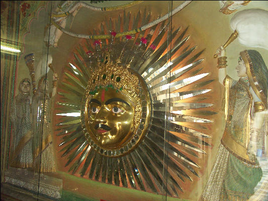 Pict1618 City Palace Sun God Udaipur