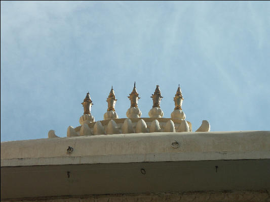 Pict1627 Golden Spires Independence Sign City Palace Udaipur