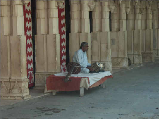 Pict1667 Musician City Palace Udaipur