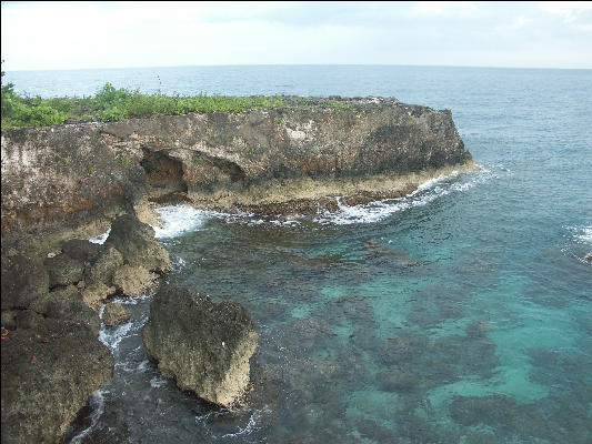 Pict8240 Rocky Shoreline Lighthouse West End Negril Jamaica