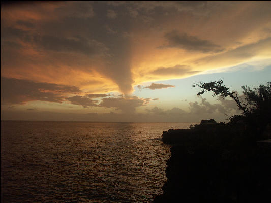 Pict8330 Sunset From Ricks West End Negril Jamaica