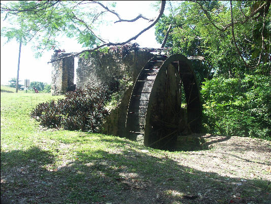 Pict8729 Waterwheel Seville Great House Jamaica