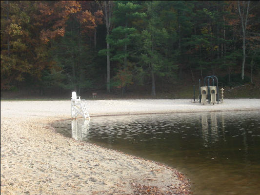 Beach, Douthat State Park