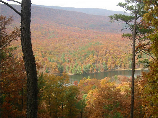 Lake, Douthat State Park