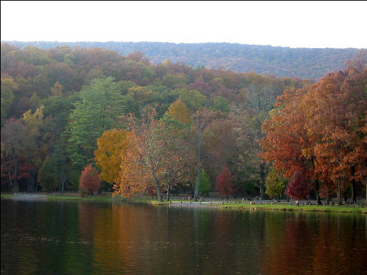 Lake, Douthat State Park