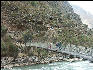 Bridge over Urubamba River - Start of the Inca Trail