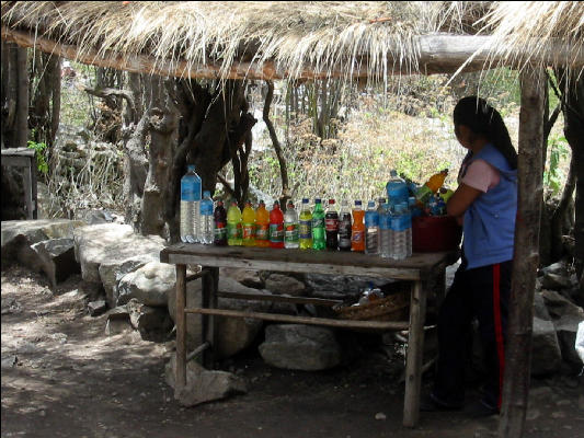 Snack shop on the trail to feed the hungry