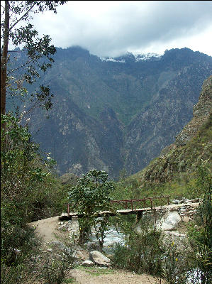 View on first day of Inca Trail