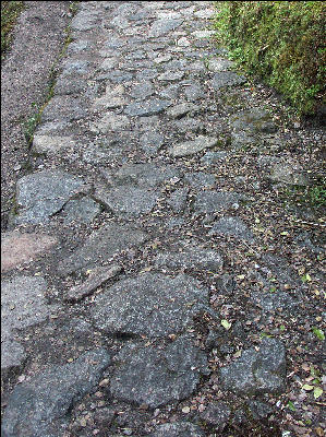 Rock work on the Inca Trail