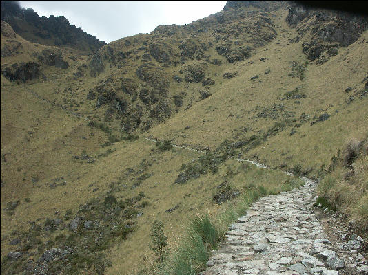 View on second day of Inca Trail