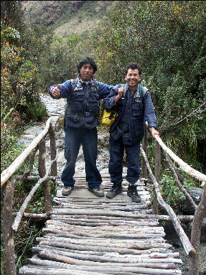 Guides on Inca Trail