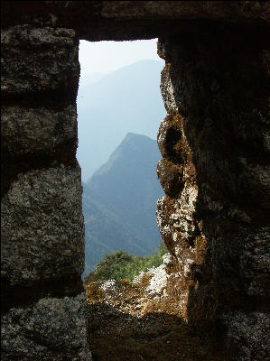 View from Phuyupatamarca Inca Trail