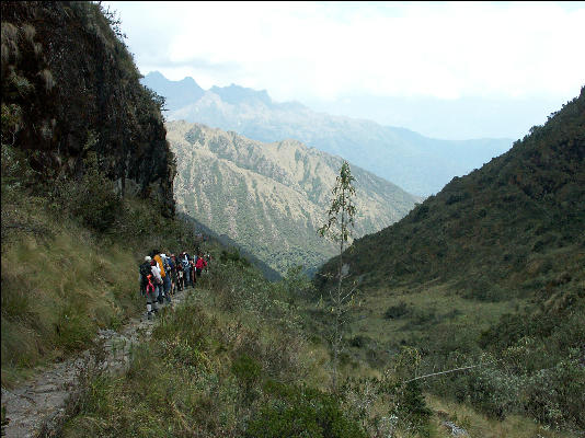 Coming downhill after Second Pass Inca Trail