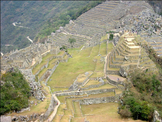 Machu Picchu Main Plaza from the North