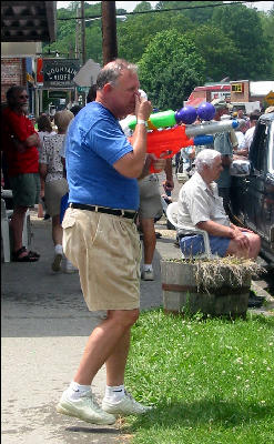 Squirt Gun Equipped Spectator