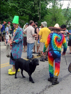 Costumed Hikers 