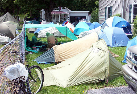 Tenting at The Place