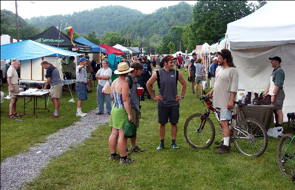 Vendor Booths in the Park