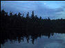 Pond with Moon, AT, Maine