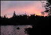 Pond Sunset,  AT, Maine