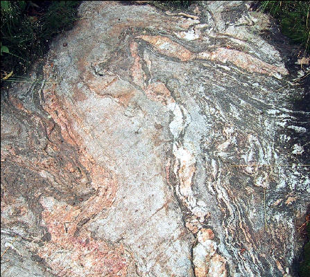 Rock formation, AT, New Hampshire