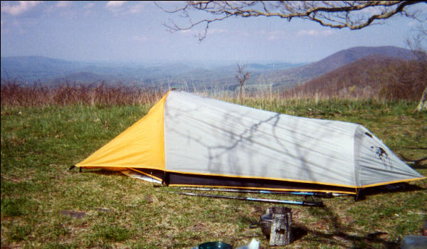 Tenting north of Pearisburg