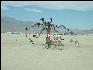 Pict8717 Art And Bike Burning Man Black Rock City Nevada