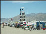 Pict8770 Art Tower Burning Man Black Rock City Nevada