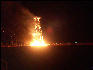 Pict0261 Tower Burning Burning Man Black Rock City Nevada