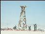 Pict9627 Tower Burning Man Black Rock City Nevada