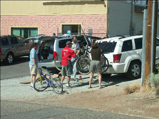 PICT1367 Picking Up Bikes Kiwanis Club Reno Burning Man Black Rock City Nevada