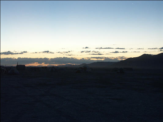Pict0278 Sunrise After The Burn Burning Man Black Rock City Nevada