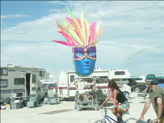 Pict9261 Mask Burning Man Black Rock City Nevada